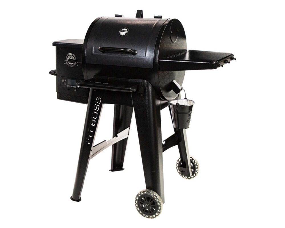 BARBECUE A PELLET PIT BOSS NAVIGATOR 550 LEGA DI ACCIAIO NERO 10613 0002 PB550G right closed