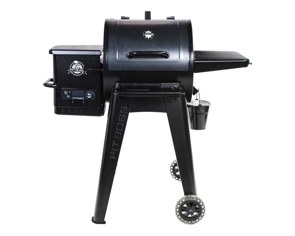 BARBECUE A PELLET PIT BOSS NAVIGATOR 550 LEGA DI ACCIAIO NERO 10613 0006 PB550G front closed