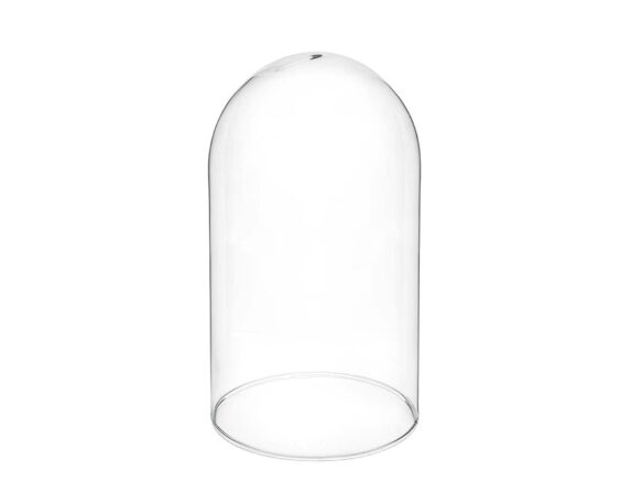 Cupola Decorativa Trasparente Incantevole E Elegante D12,5 20H In Vetro