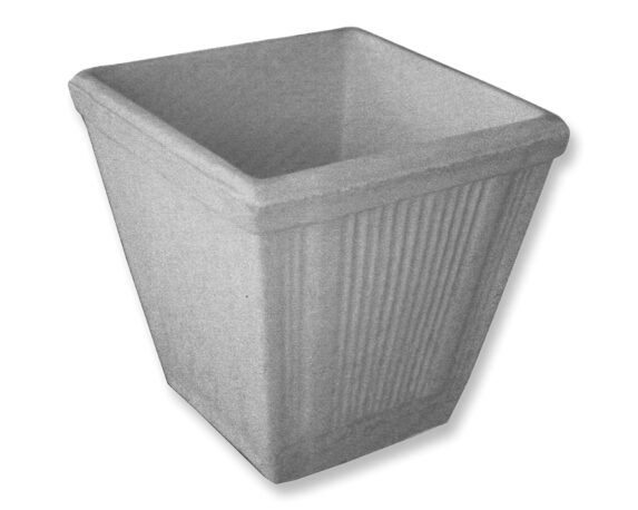 Vaso Quadro In Cemento 63×63