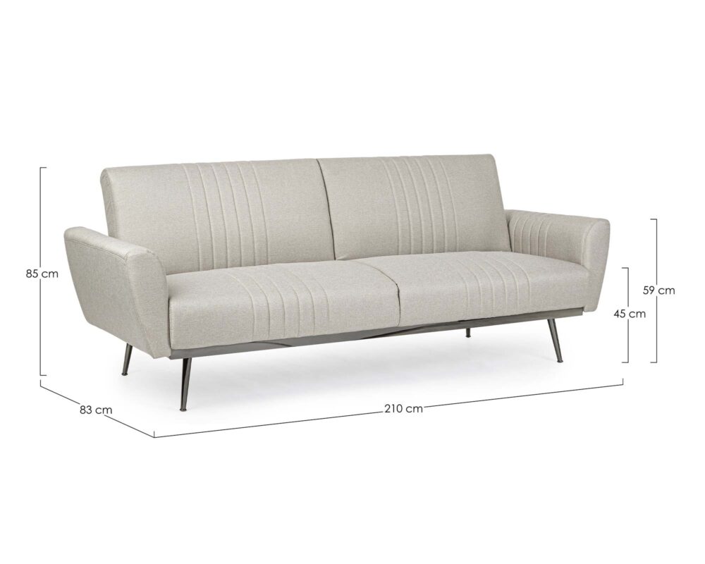 0735239 8051836410909 Divano letto johnny beige 0005 0735239 QU1