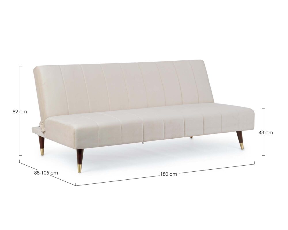 0735301 8051836410923 Divano letto 3 piani alma beige 0005 0735301 QU1