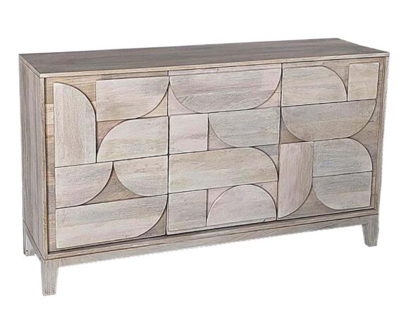 Credenza 3 Ante Archita In Legno Di Mango – Bizzotto