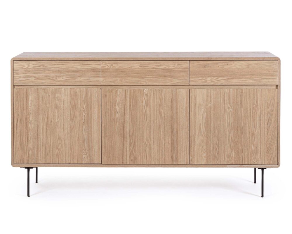 0747109 8051836565197 Credenza 3 ante e 3 cassetti widald naturale 0001 0747109 TF1