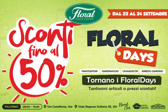 Tornano I Floral Days: Sconti Imperdibili Fino Al 50%