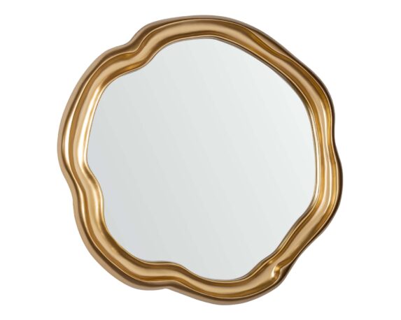 Specchio Con Cornice Felipe Oro 75×75 In Poliuretano E Vetro – Bizzotto