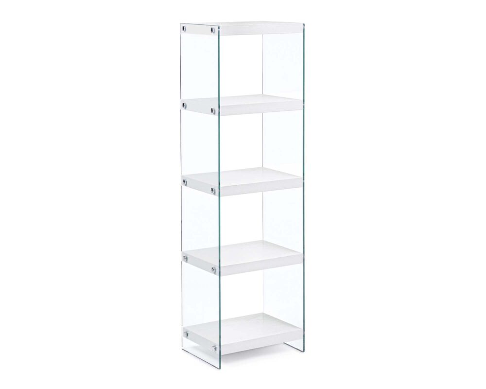 0734182 8051836403345 Libreria 5 piani line wood bianco 0004 0734182 1