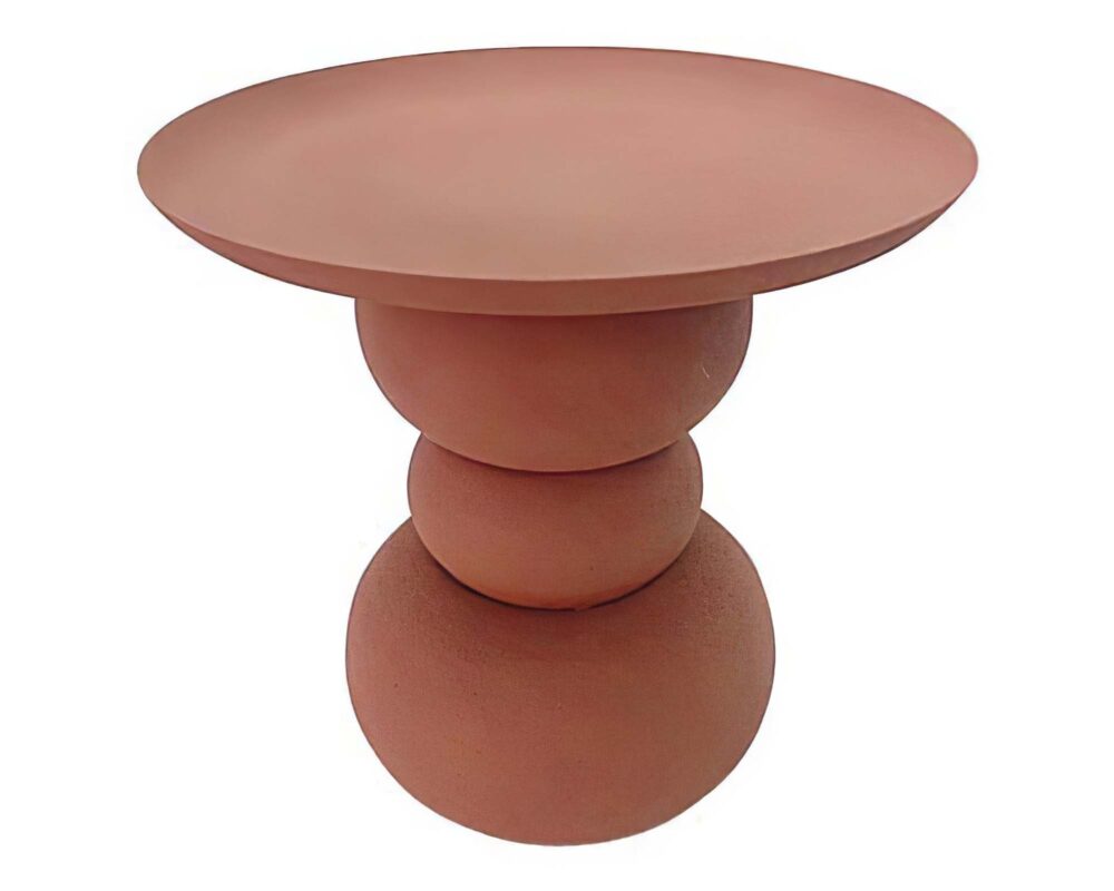 0747123 8051836565449 Tavolino alpa terracotta d41 2