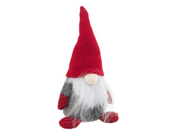 Decorazione Babbo Natale Quirk Cappello Rosso In Display24 In Poliestere – Bizzotto