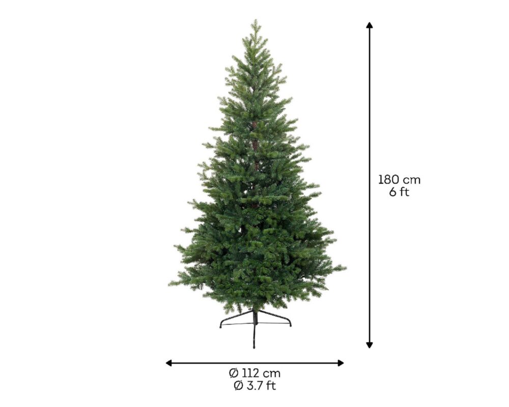 10060369 8718532241533 681453 ALBERO SINT GRANDIS FIR TIPS 293 PEPVC D160XH240CM 2