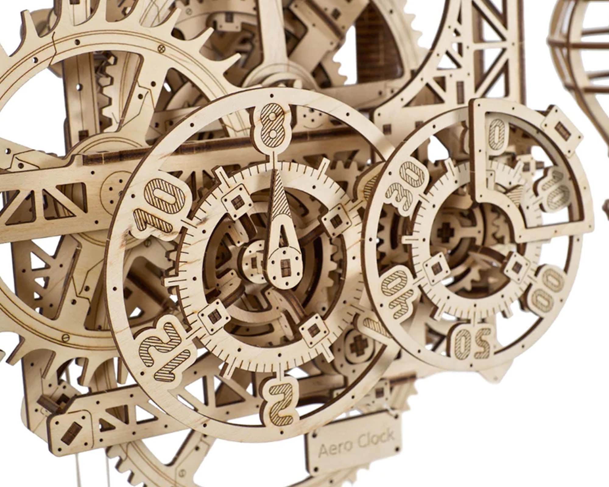 FIORE MECCANICO IN LEGNO UGEARS da montare modellismo 101 pezzi