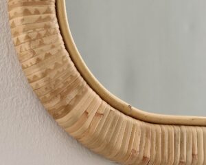 Specchio con Cornice Hakima Rettangolare Naturale 50x70 in Rattan e MDF -  Bizzotto - FloralGarden | Superofferte