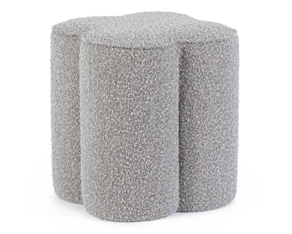 Pouf Cointa Grigio In Legno E Poliestere – Bizzotto