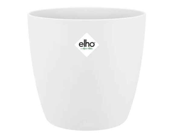 Cachepot Tondo Brussels Bianco 30cm In Plastica Riciclata – Elho