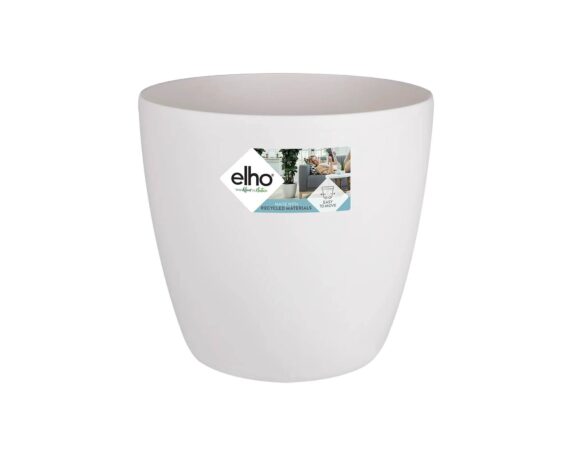 Vaso da coltivazione Elho Green Basics 30 cm. Cotone bianco