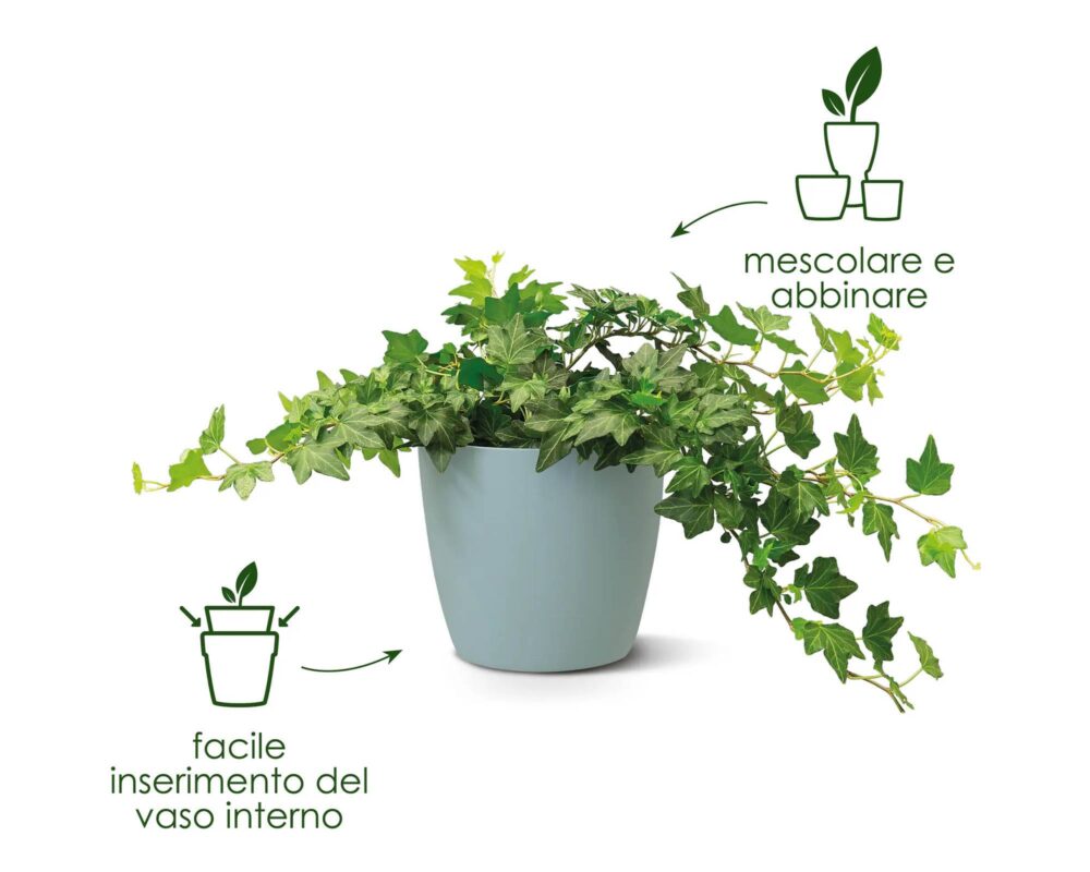 10060920 8711904277215 5641721862300 CACHEPOT TONDO BRUSSELS MENTA 18CM 0013 Brussels USP IT