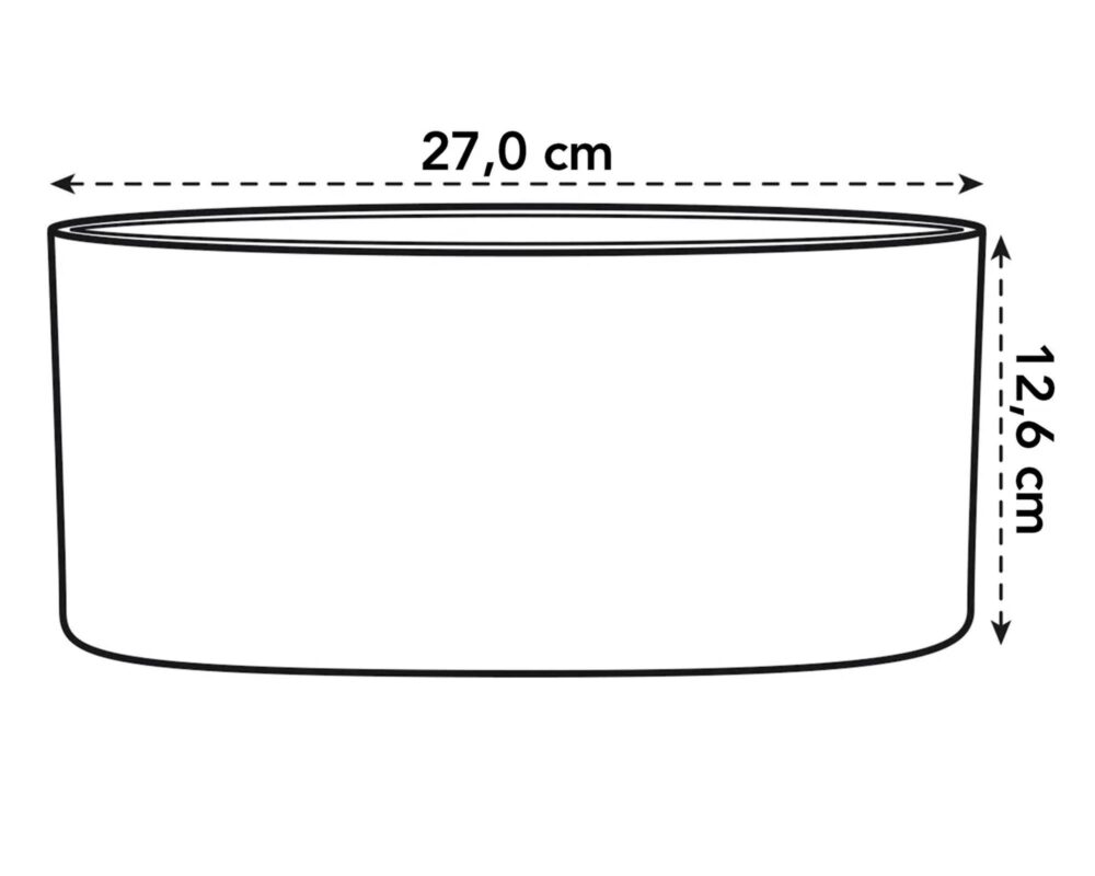 10060921 8711904302801 4181302715000 CACHEPOT B FOR SOFT DUO BIANCO 27CM 0005 b.for soft duo 27cm.d1