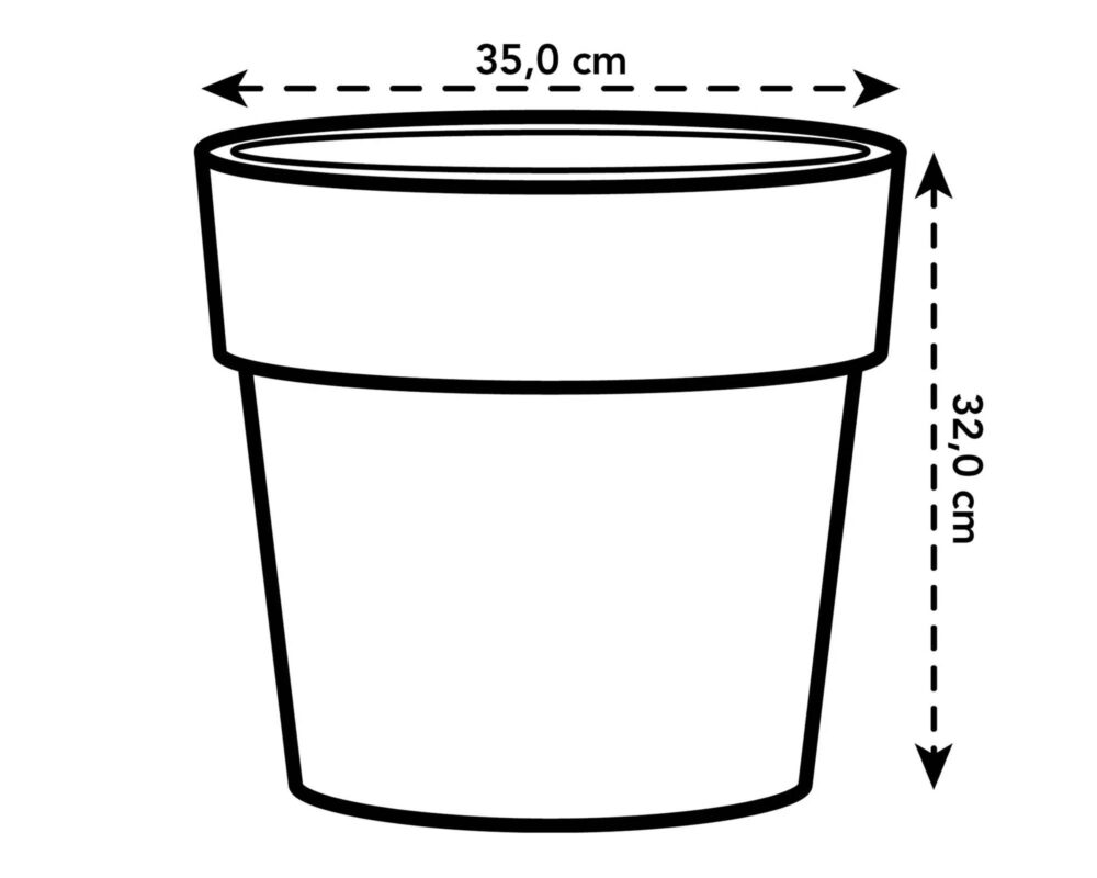 10060948 8711904331542 9263203540300 CACHEPOT TONDO B FOR ORIGINAL GRIGIO 35CM 0014 b.for original round wheels 35cm.d1