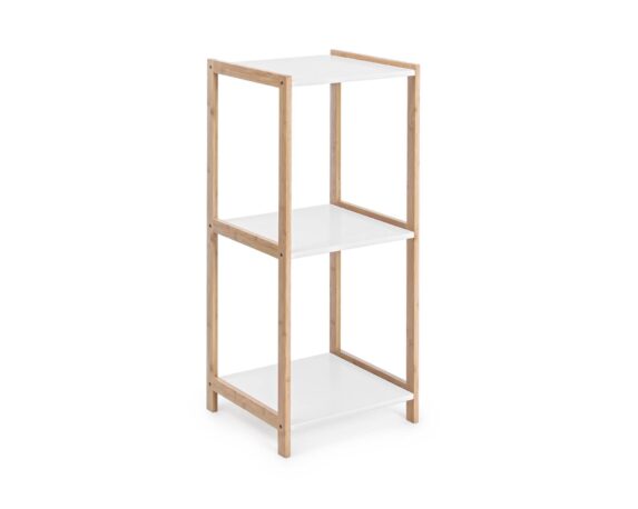 Scaffale Con 3 Piani Brooklyn In Bamboo E MDF – Bizzotto