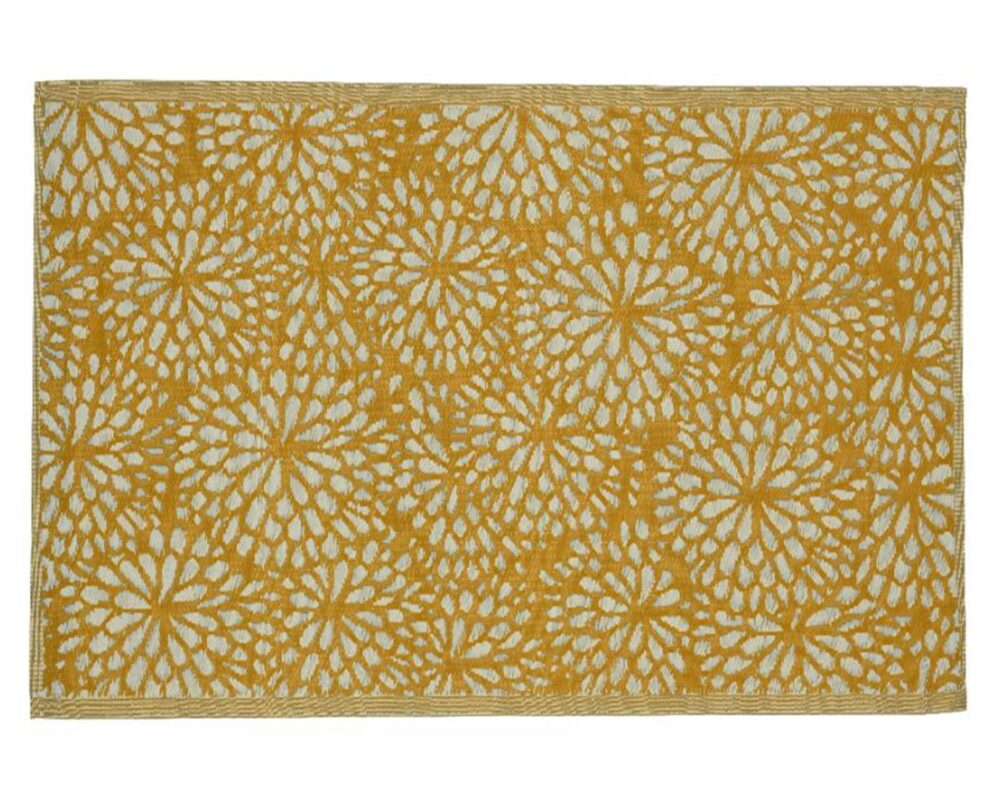 Tappeto Rettangolare Fiori Stilizzati Assortito 180x120cm in Poliestere - Kaemingk - immagine 3