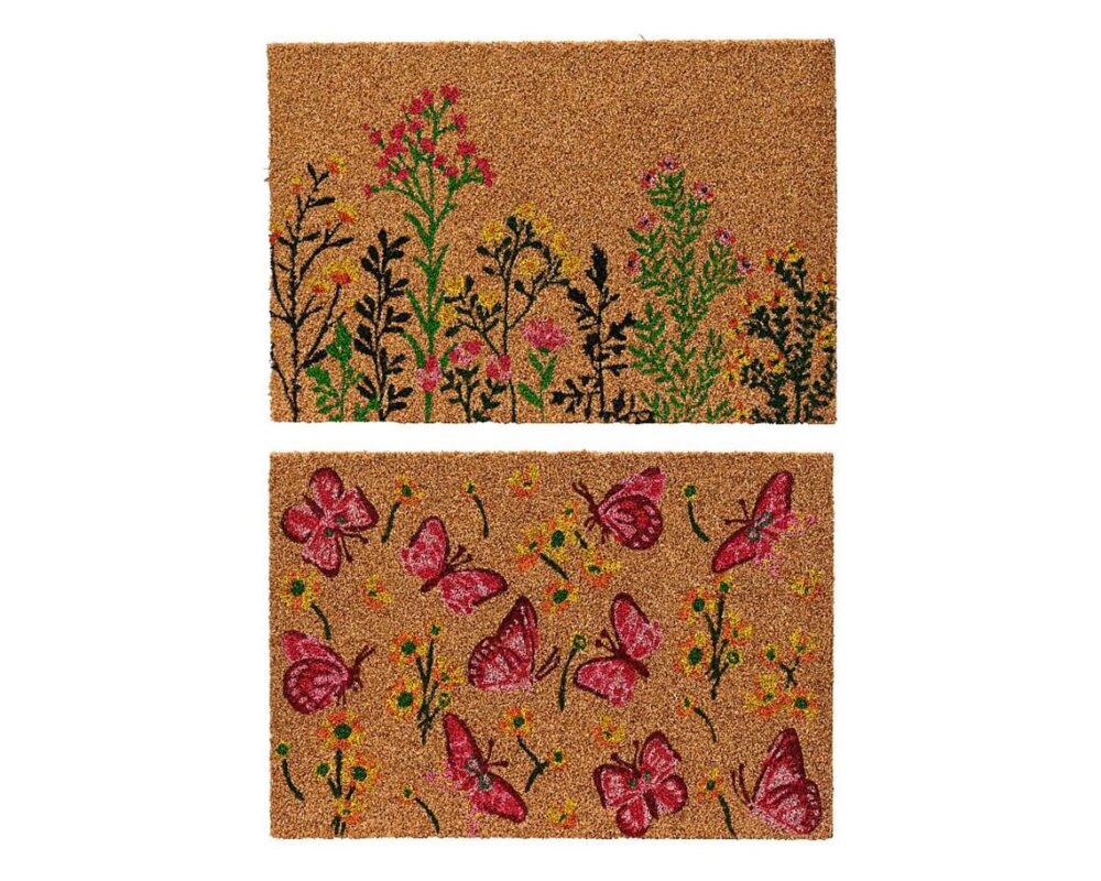 10061695 832825 ZERBINO DECORAZIONE FLOREALE MOD ASS ROSA 40X60CM 0001 832825