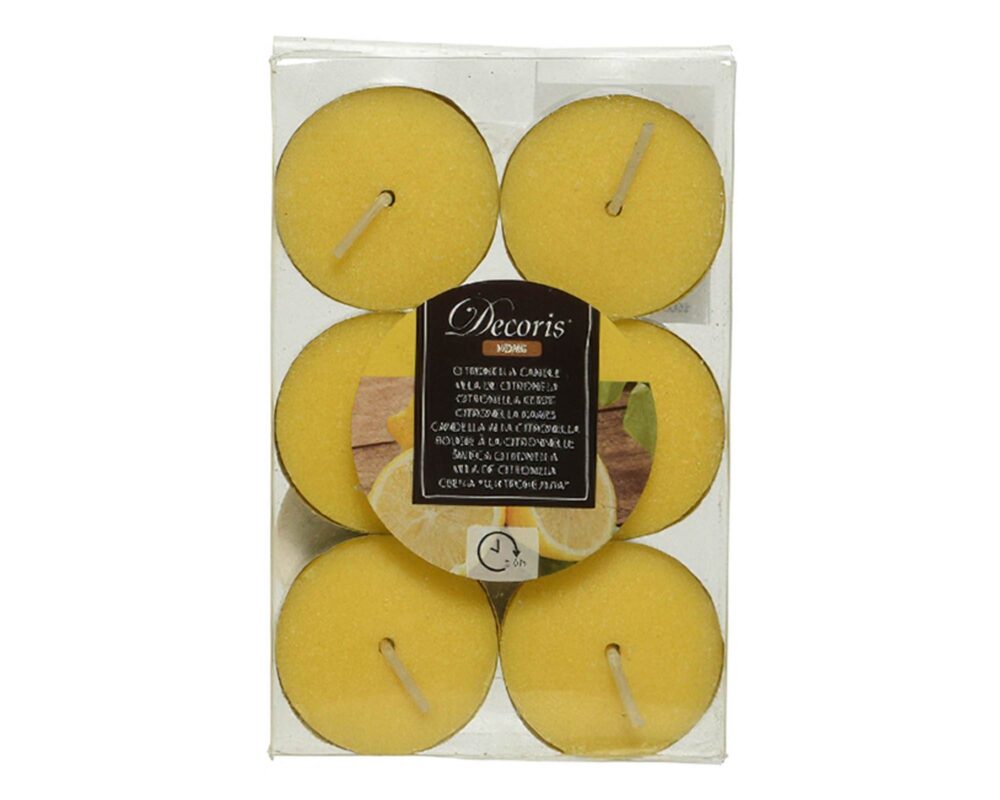 10062226 880055 O1 CANDELA TEALIGHT CITRONELLA 6PZ 0001 Livello 1