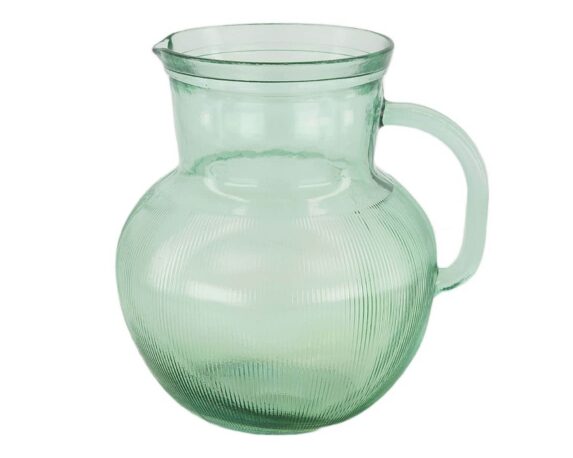 Caraffa Verde D20x20cm In Vetro Riciclato – Dijk