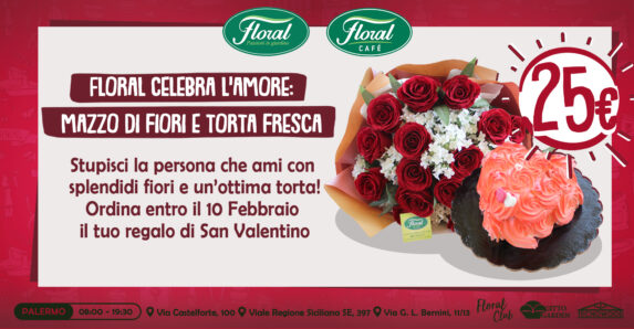 San Valentino: Mazzo Di Fiori E Torta Fresca A 25€