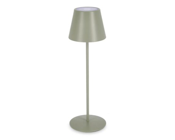 Lampada Da Tavolo Con LED Etna Verde Salvia 38h In Metallo E Plastica – Bizzotto