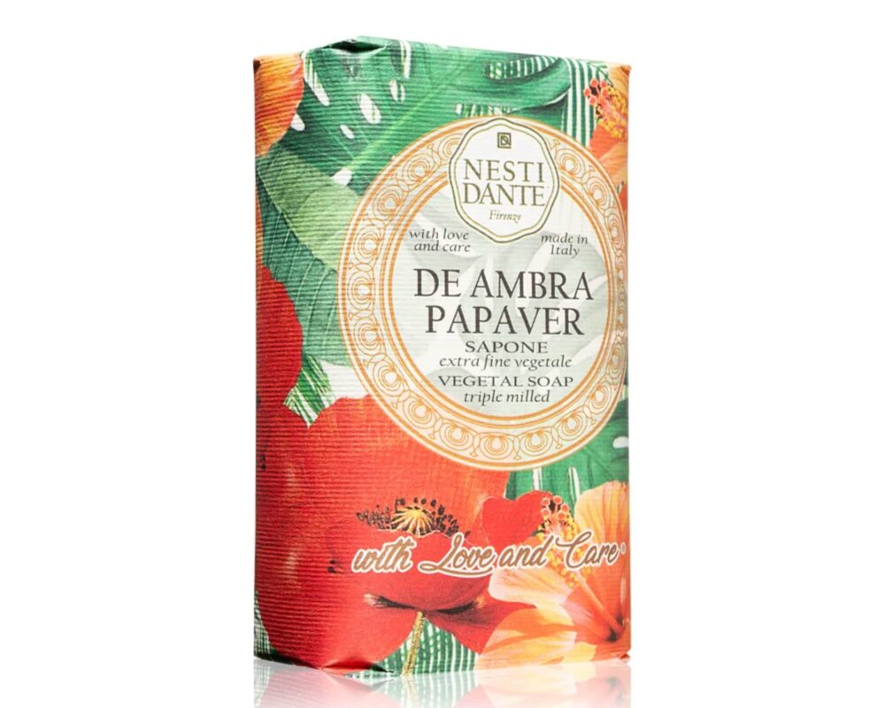 10020323 837524000137 0137 SAPONE PAPAVERO 250GR 0001 nesti dante de ambra papaver sapone naturale ultra delicato 3