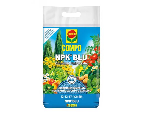 Concime Universale NPK Blu Pronto Effetto Granulare Da 4Kg – Compo