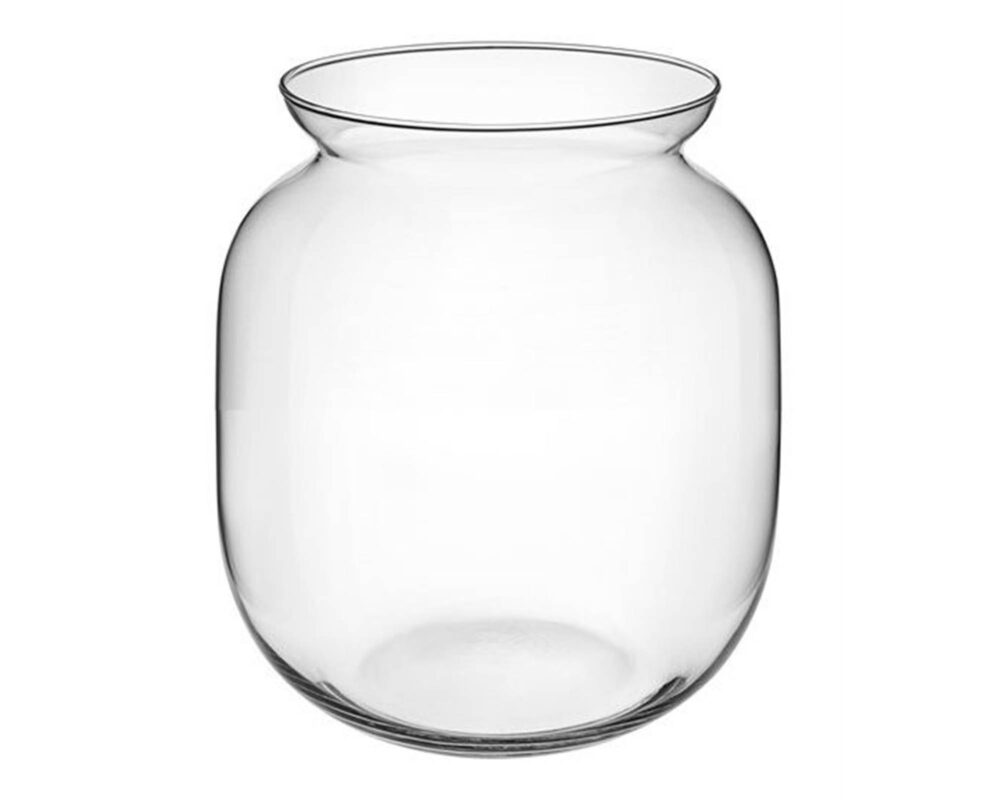 Vaso Abbinabile Moderno e Elegante D24x25h in Vetro