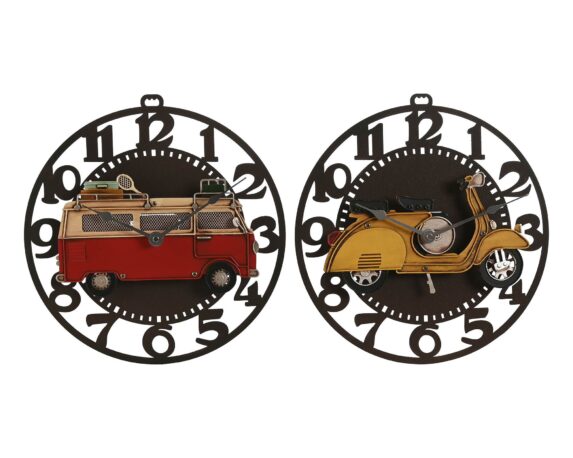 Orologio Da Parete Con Auto Ossido Assortito In Metallo – Item