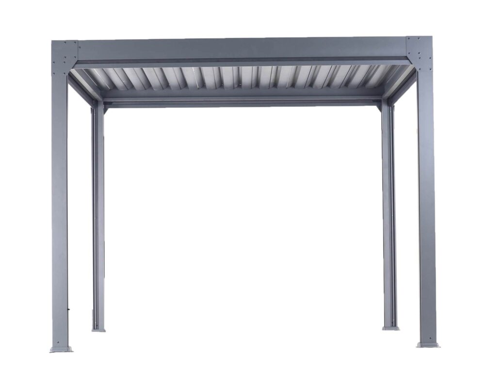 10062410 TZ02 3X3X2.5 SD PERGOLA MANUAL C LUCI LED ALLUMINIO 3X3X25CM 0000 Livello 5