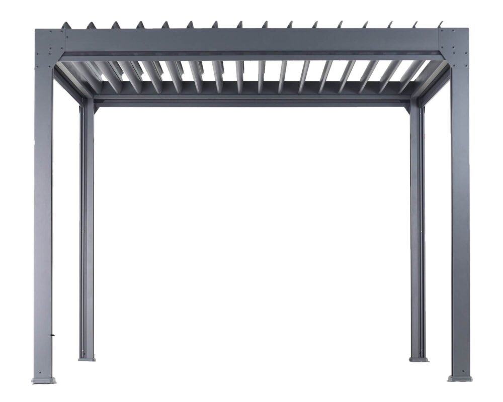 10062410 TZ02 3X3X2.5 SD PERGOLA MANUAL C LUCI LED ALLUMINIO 3X3X25CM 0007s 0004 Livello 1 1