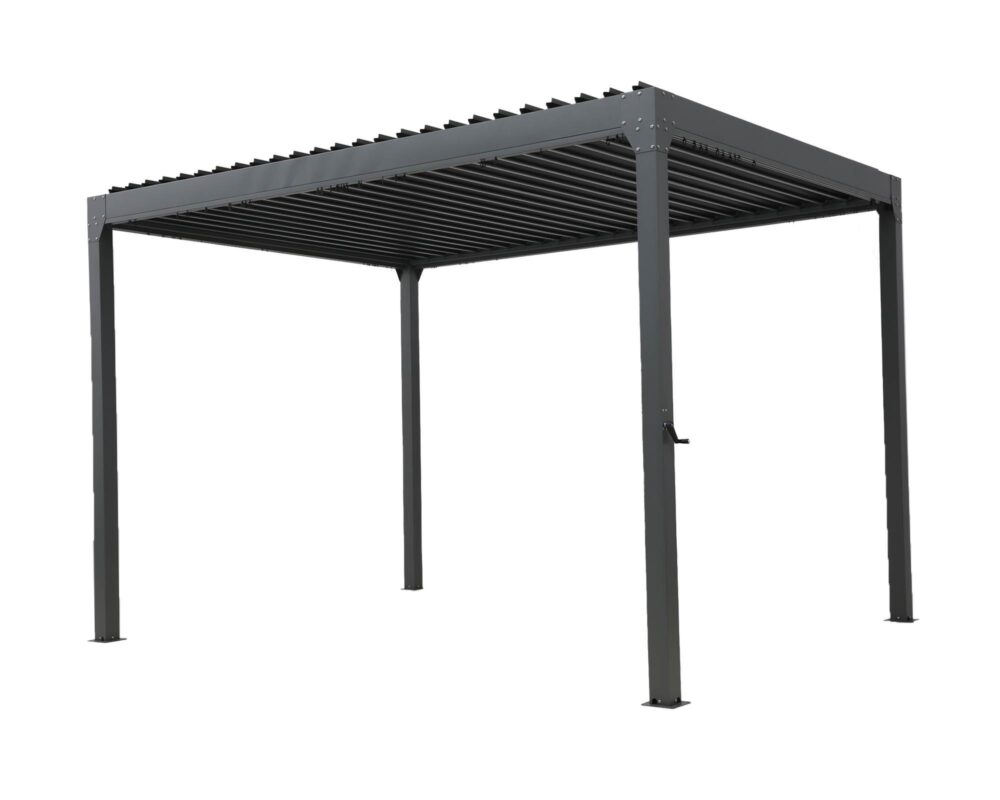 10062415 TZ06 3X3X2.5 PERGOLA MANUAL C LUCI LED STEEL GALVANIZED 3X3X25CM 0005s 0000 Livello 1