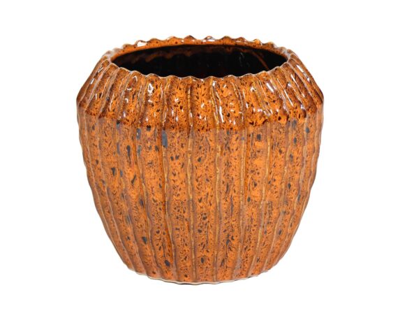 Cachepot Costine Ide Ambra D18,5x16cm In Ceramica – Mega Collections