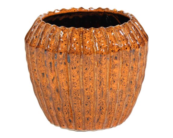 Cachepot Costine Ide Ambra D21x18cm In Ceramica – Mega Collections