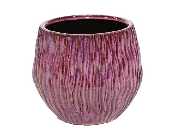 Cachepot Egg Wave Ide Syringa D18,5×16,5cm In Ceramica – Mega Collections