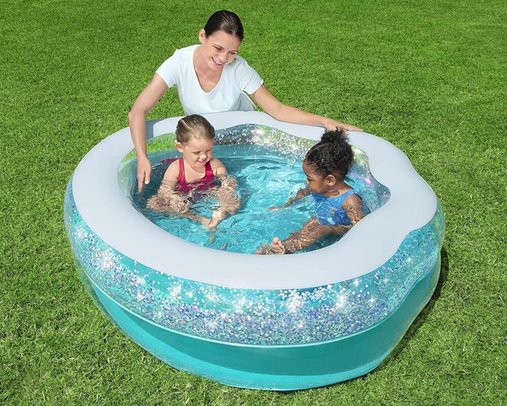 10064441 52489 6941607310687 PISCINA CONCHIGLIA SCINTILLANTE 150X127X43CM 0152 A1WwjIIWqHL. AC SL1500