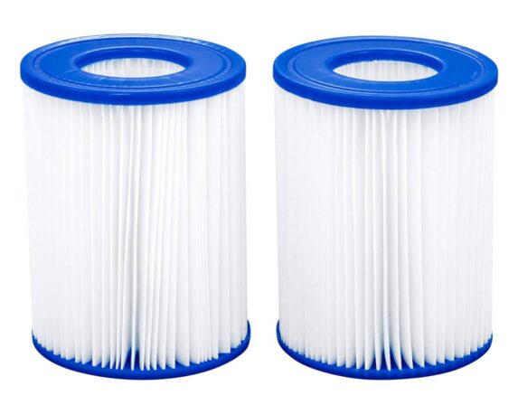 Set 2 Pz Filtro Cartuccia II Per Pompe Da 2.006/3.028 L/H In PVC Bestway