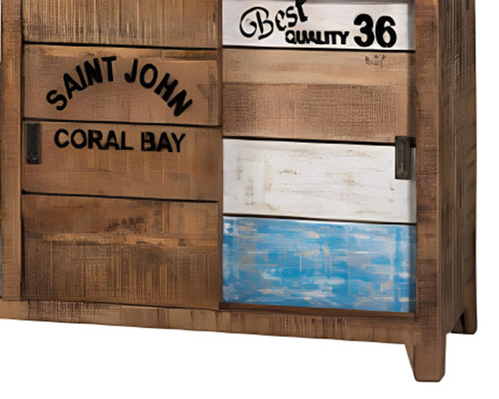 10063323 CREDENZA CORAL BAY 4CSS2ANTE SCORR 688000315 0014 Crednza dcapata in legno riciclato copia