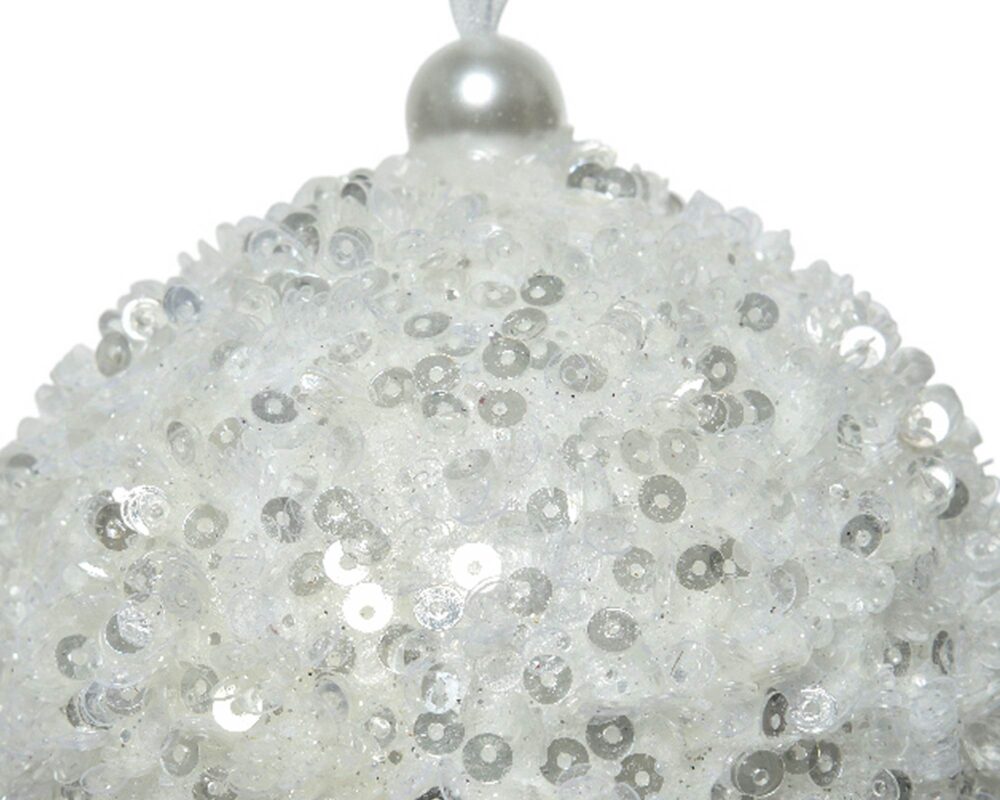 10064868 8718532894739 458123 PAILLETTES SFERE SCHIUMA BIANCO INVERNO D8CM 0013 456123 copia