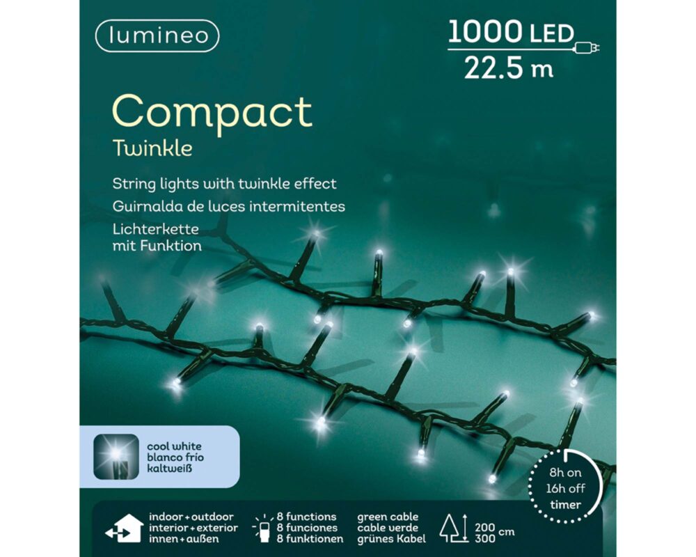 10064872 8718533402582 495353 LUCI LED COMPATTE VERDE BIANCO FREDDO L2250CM 0063 495353v