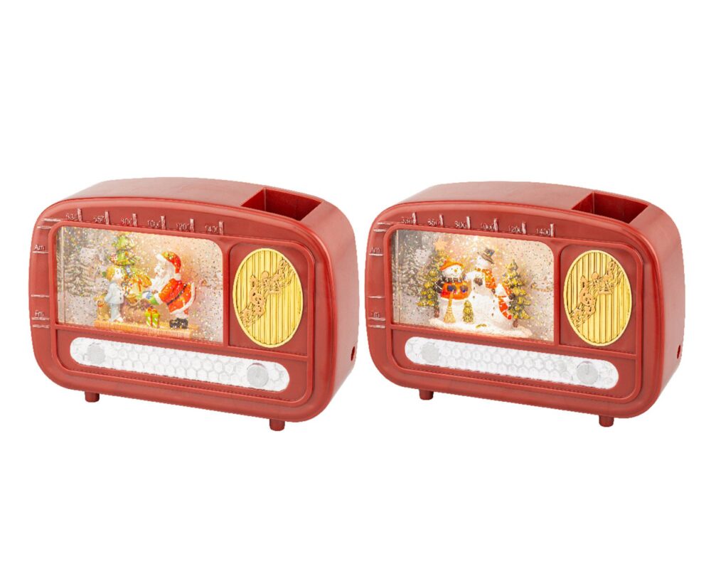 10065043 8720194589441 480241 LED RADIO PLASTICA ROSSO L63W22H155CM 0084 480241s1