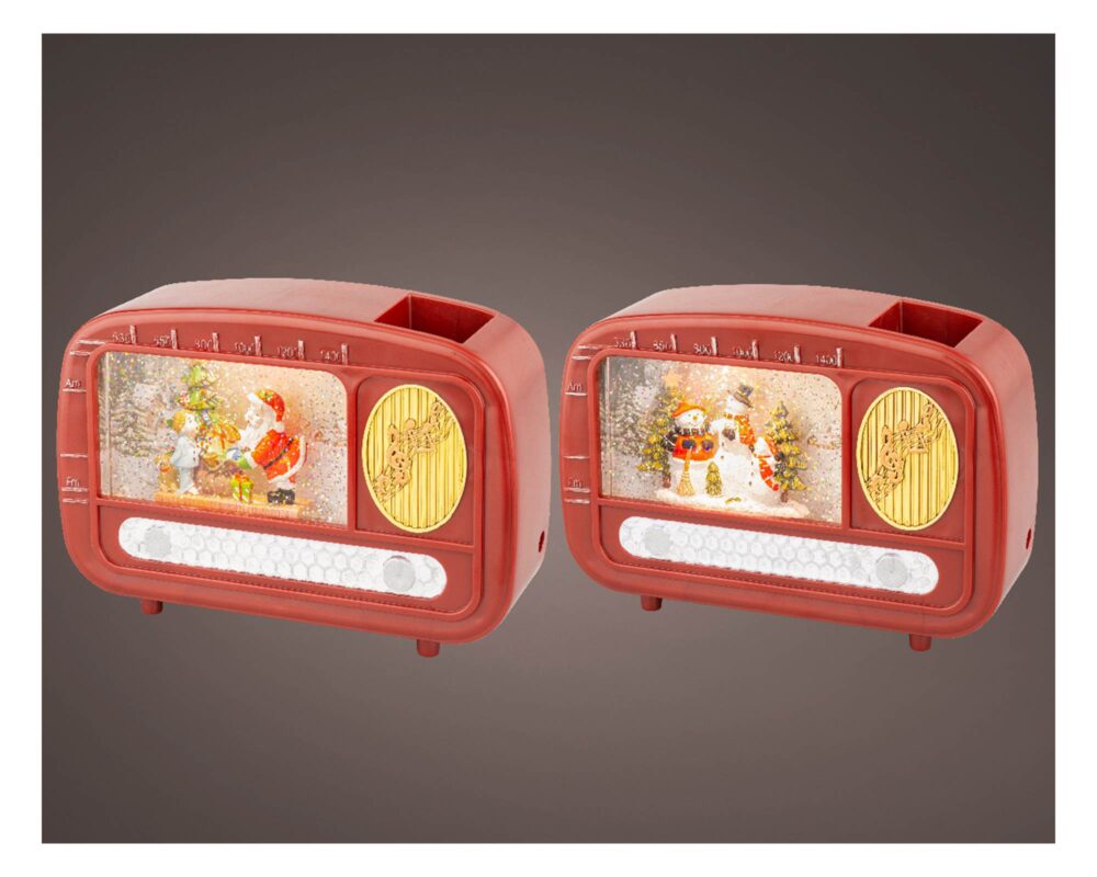 10065043 8720194589441 480241 LED RADIO PLASTICA ROSSO L63W22H155CM 0085 480241