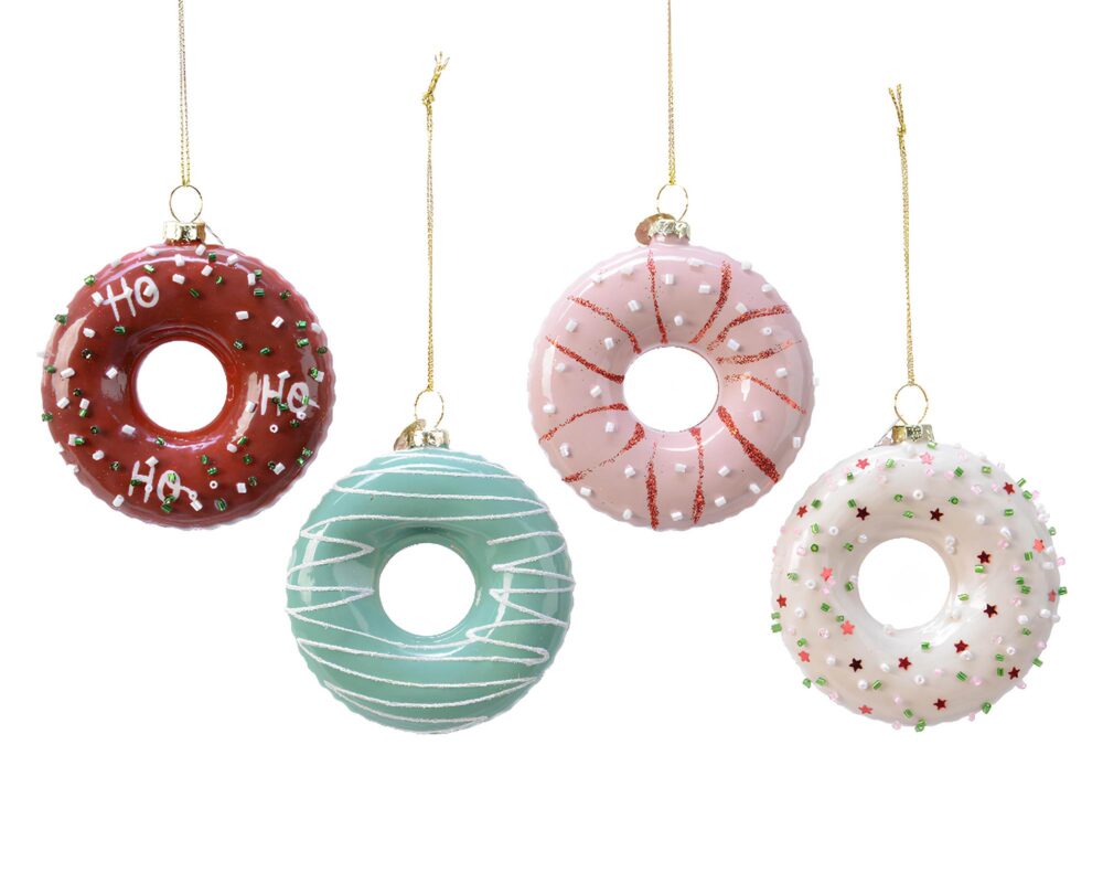 10065096 8720194794159 121225 DONUT PENDENTE MIX VETRO L2.5W8H8.5CM 0047 121225 1